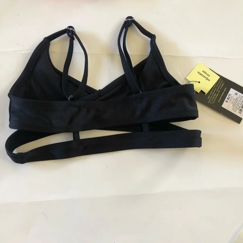 Bundle 3Pc Art Class Bikini Top and Floral Pink Bikini Bottoms Swimwear Set S6/7